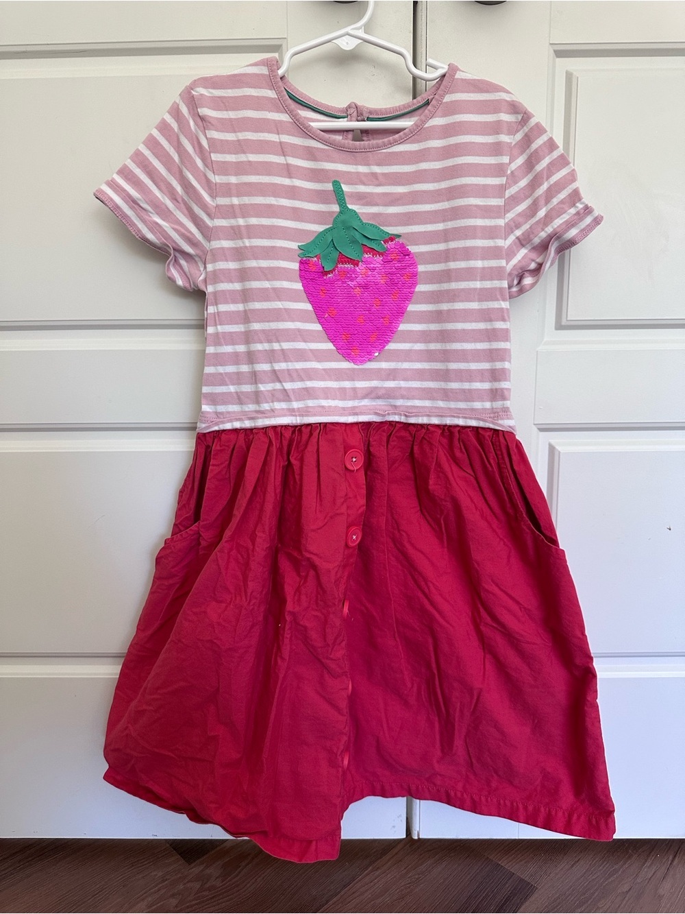 Mini Boden - Reversible Strawberry Dress